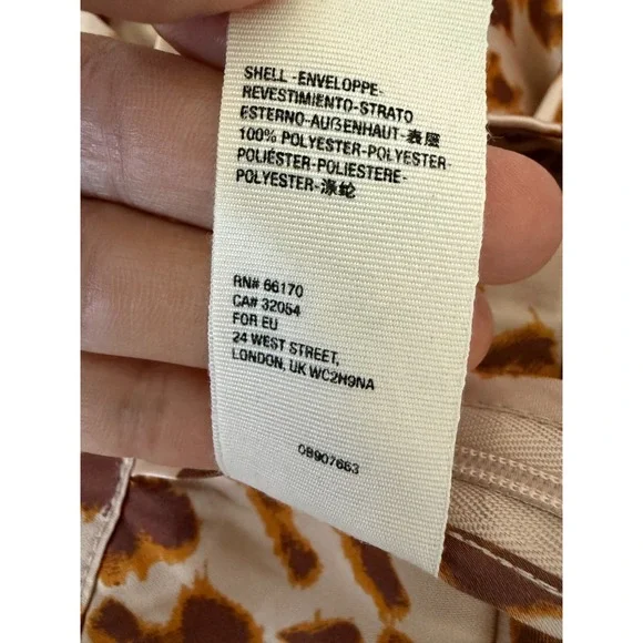 Free People Normani Bias Midi Skirt Womens Sz 12 Beige Leopard Satin Slip A-Line - Picture 11 of 12